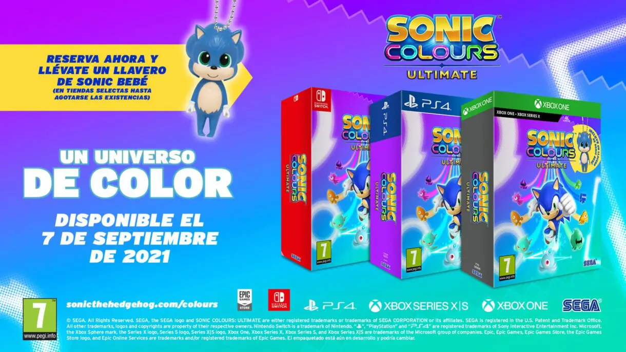 sonic colors ediciones