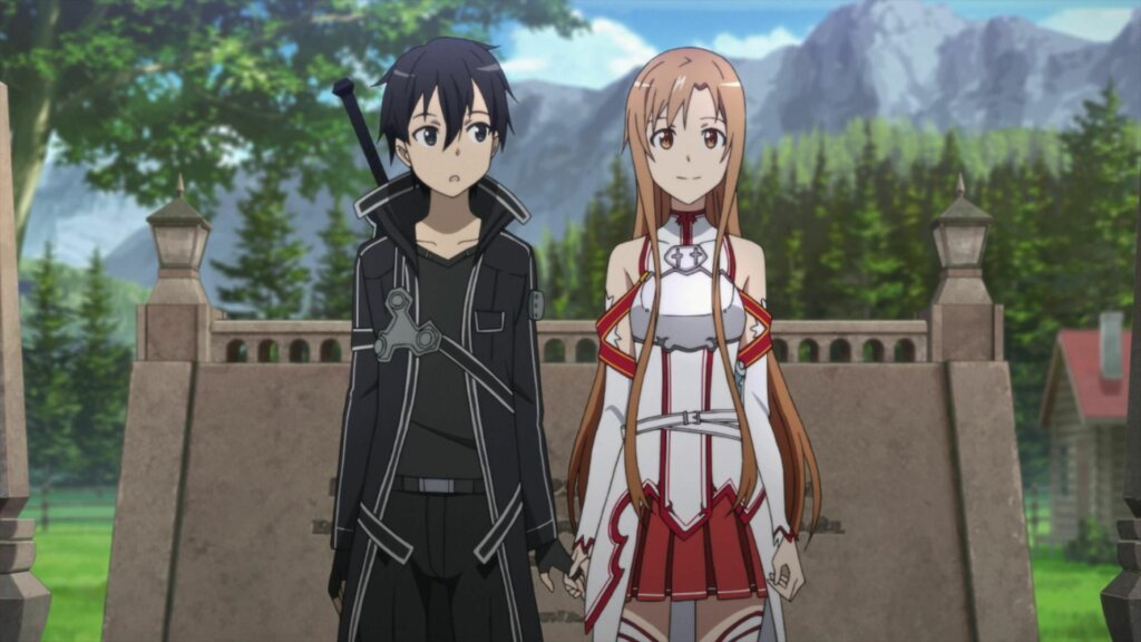 Sword Art Online Kirito y Asuna