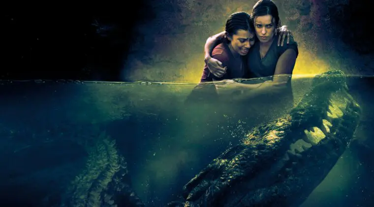 Imagen de Abismo, la película sobre cocodrilos hambrientos que triunfa en Amazon Prime Video