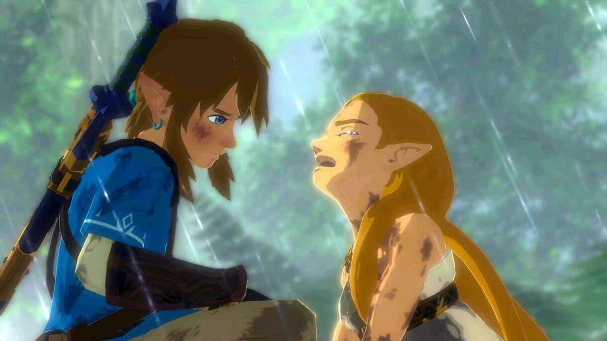 Breath of the Wild Link y Zelda