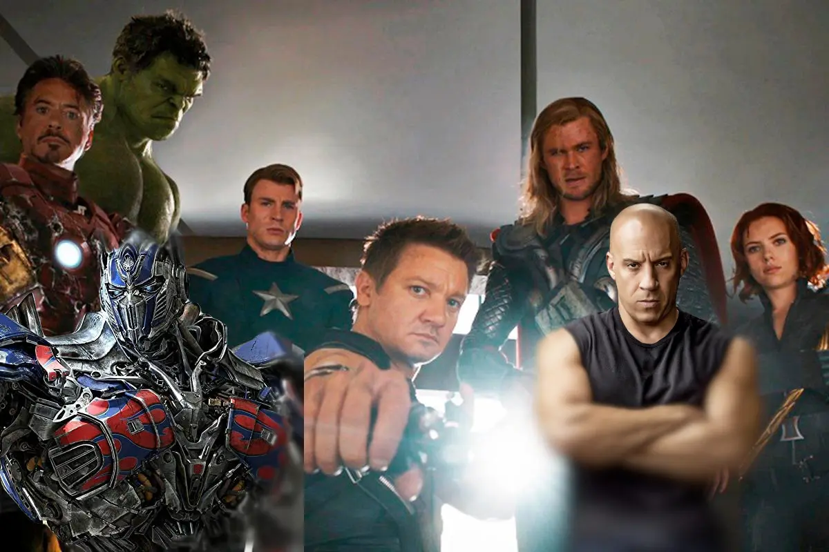 Cine comercial vengadores