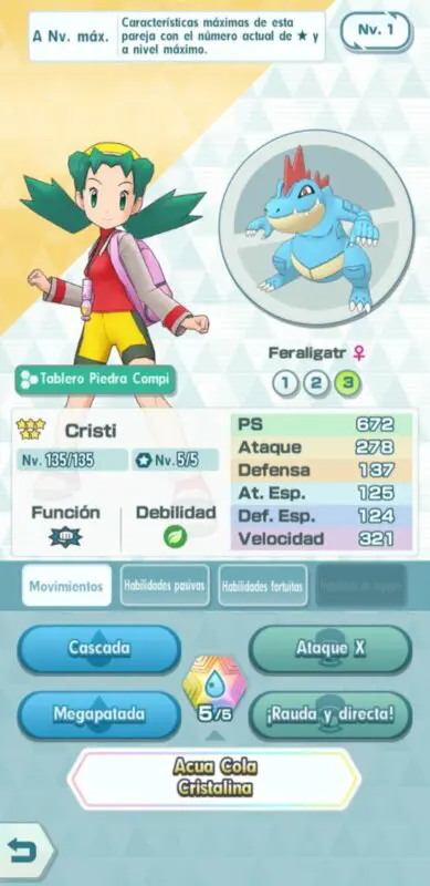 Cristi y Feraligatr Pokemon Masters EX
