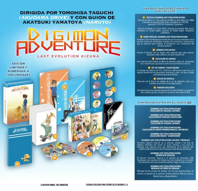 Digimon Adventure Last Evolution Kizuna Edicion Coleccionista