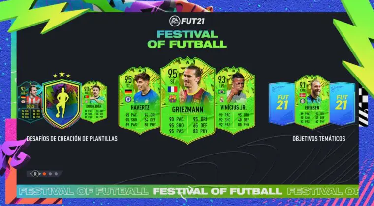 Imagen de FIFA 21: toda la información sobre Festival of FUTball (FOF) + preguntas frecuentes (cuándo mejoran, si aparecerán otros tipos de cartas especiales...)