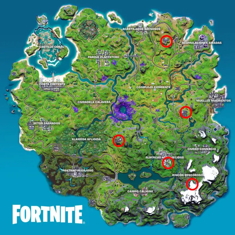 fortnite desafios 5 2