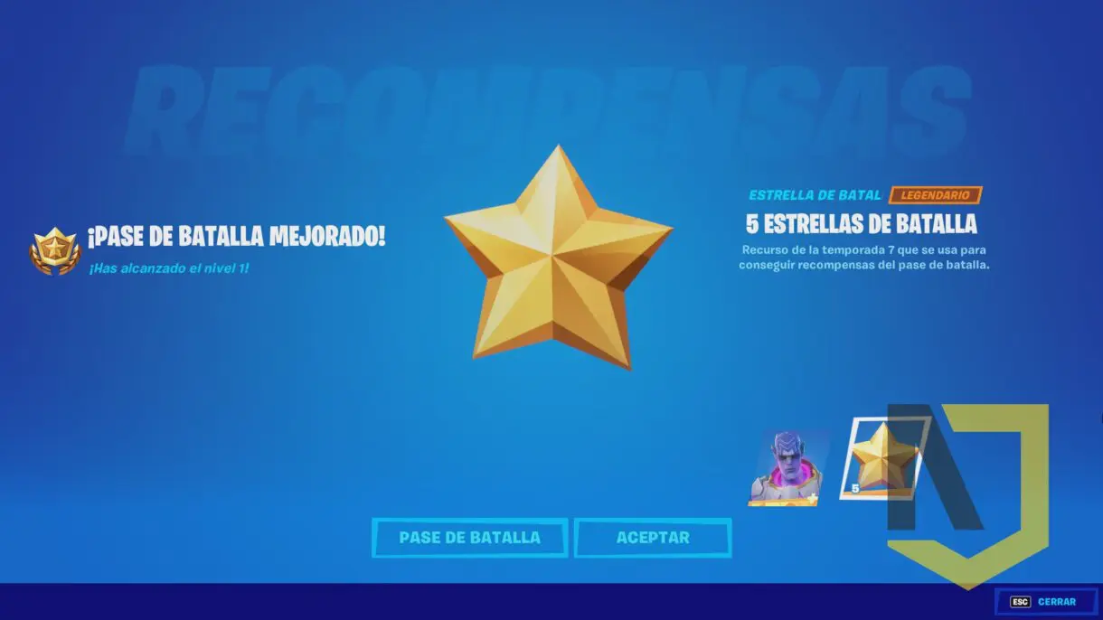 fortnite estrella 1
