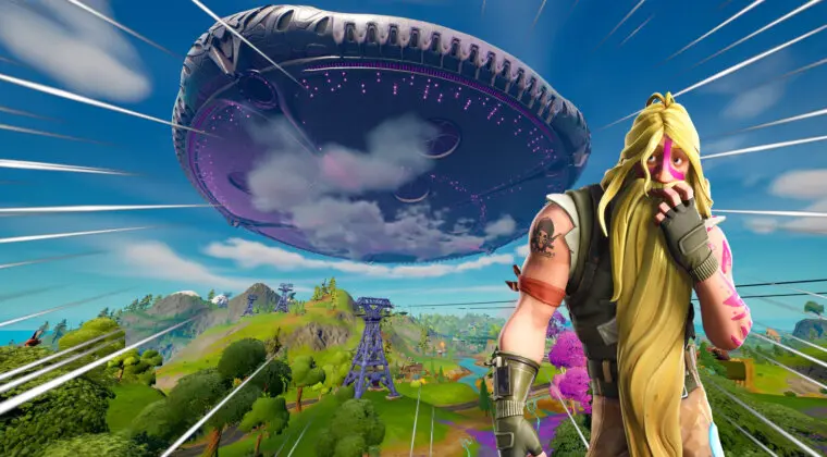 Imagen de Fortnite filtra que la gran nave alienígena destruirá esta conocida parte del mapa