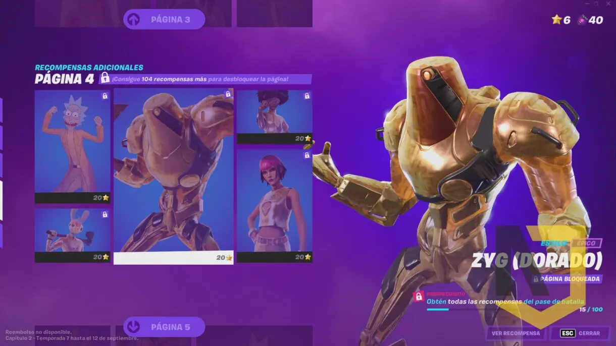 fortnite pase 8