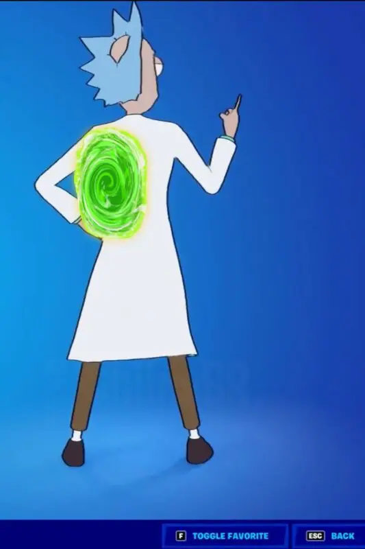 fortnite portal rick