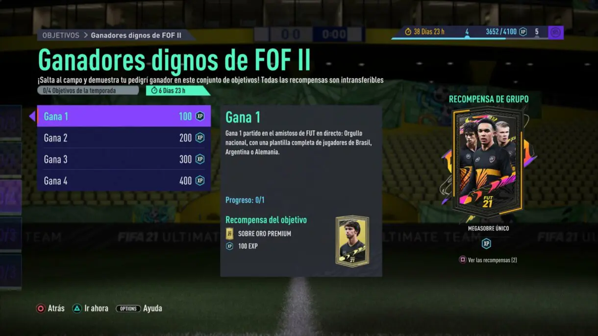 FIFA 21: aparece un nuevo torneo, por tiempo limitado, para conseguir sobres gratuitos Festival of FUTball Ultimate Team