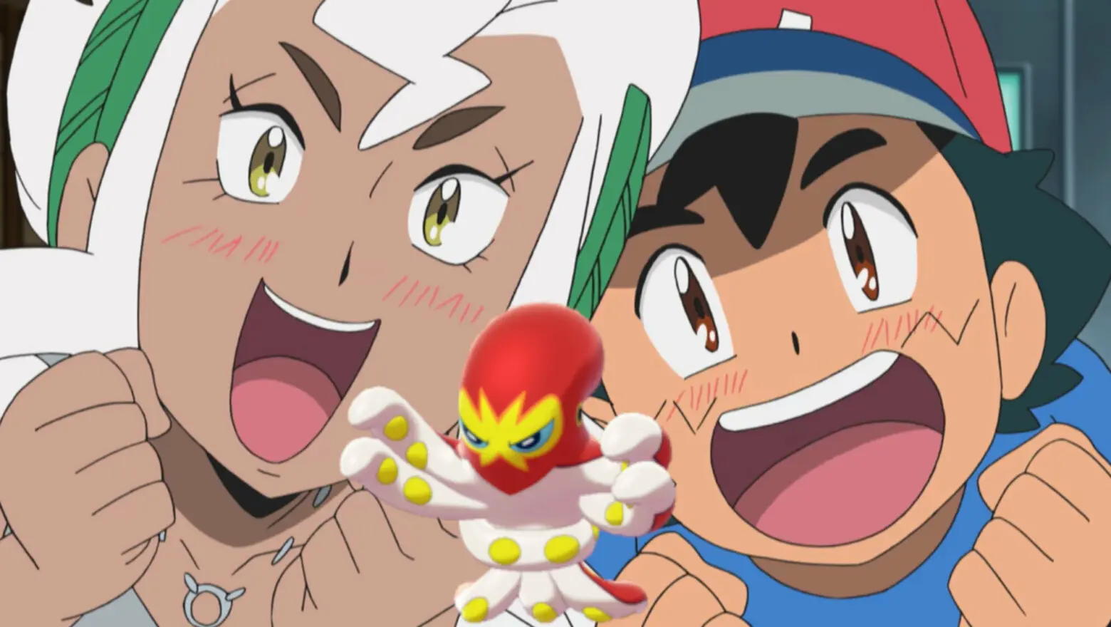 Grapploct shiny Ash Pimpinela Pokemon