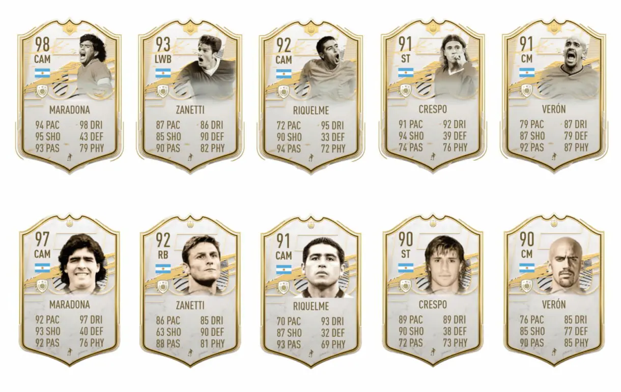 FIFA 21 Player Pick Icono Prime Moments Países Bajos Holanda Francia Argentina