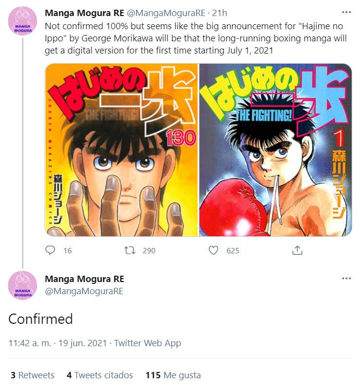 Ippo se retira? La impactante noticia del manga de Hajime no Ippo - La  Tercera