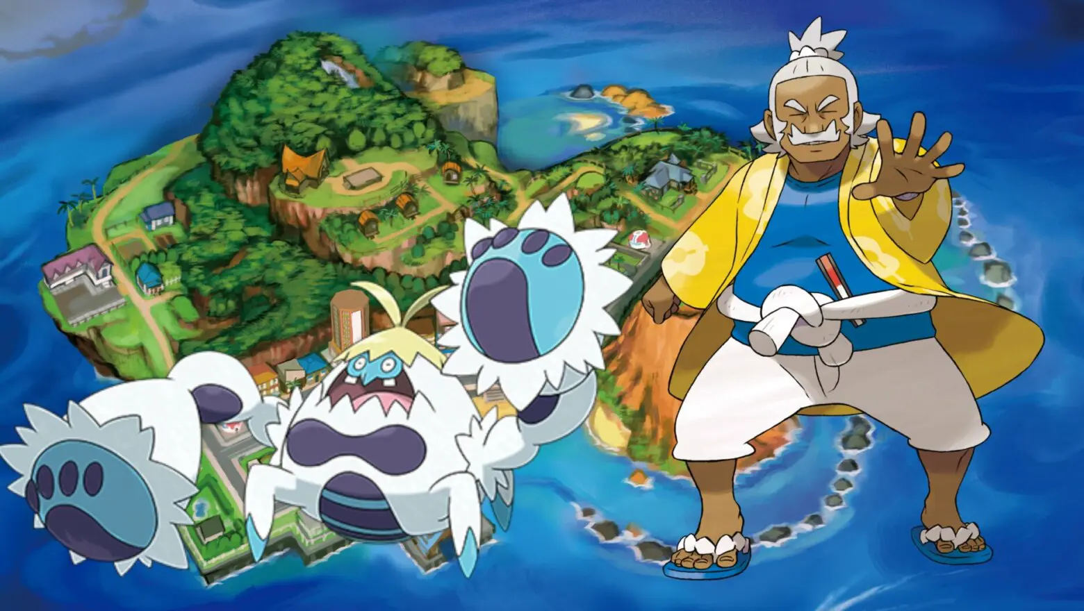 Kaudan y Crabominable Pokemon