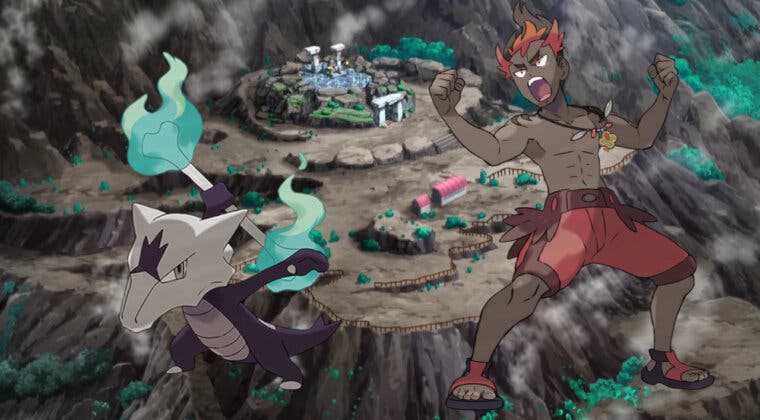 Imagen de Pokémon Masters EX: Así es la pareja de compis formada por Kiawe y Marowak de Alola