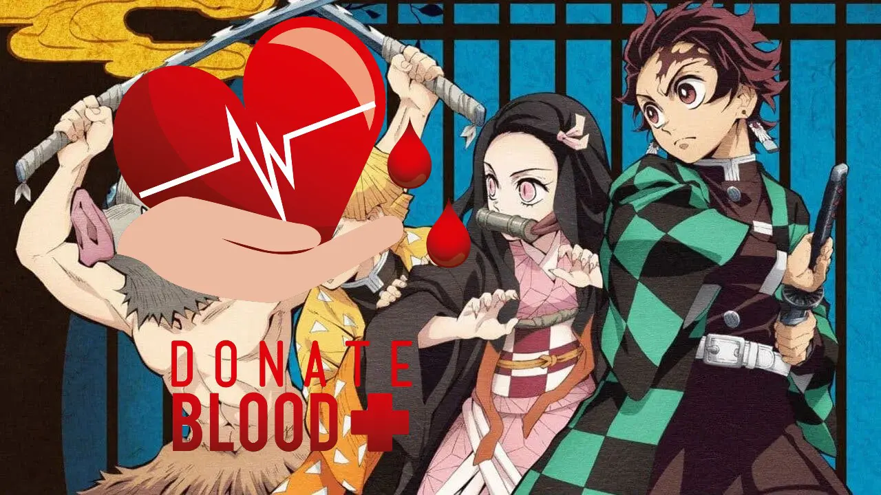 kimetsu no yaiba donaciones de sangre