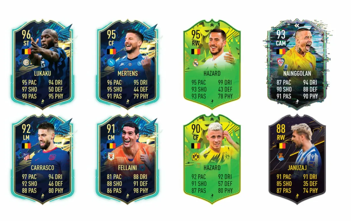 FIFA 21 Ultimate Team. Links naranjas de Batshuayi Jugador de Nación.