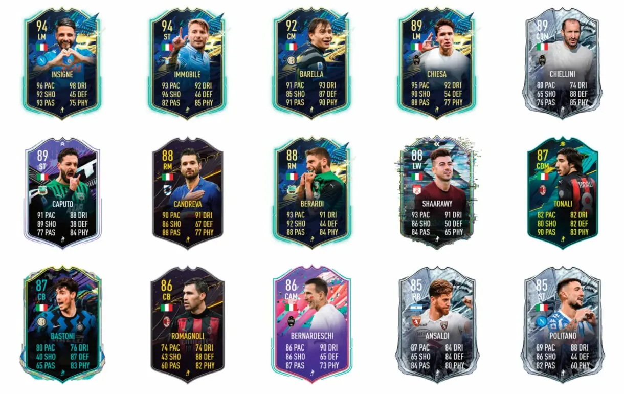 Links verdes de Belotti Jugador de Nación. FIFA 21 Ultimate Team
