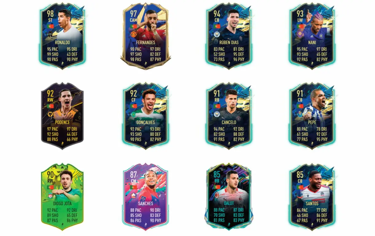 Links naranjas de Joao Félix Festival of FUTball.  FIFA 21 Ultimate Team