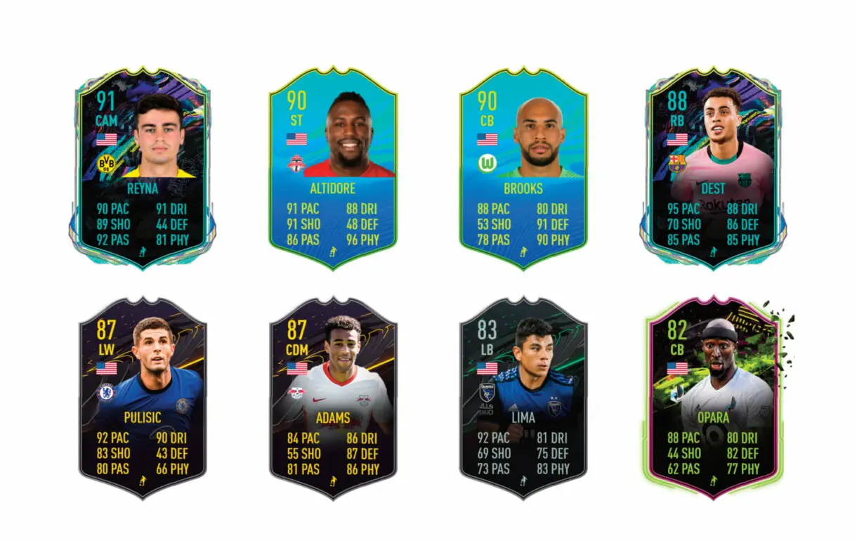 Links naranjas de McKennie Jugador de Nación. FIFA 21 Ultimate Team