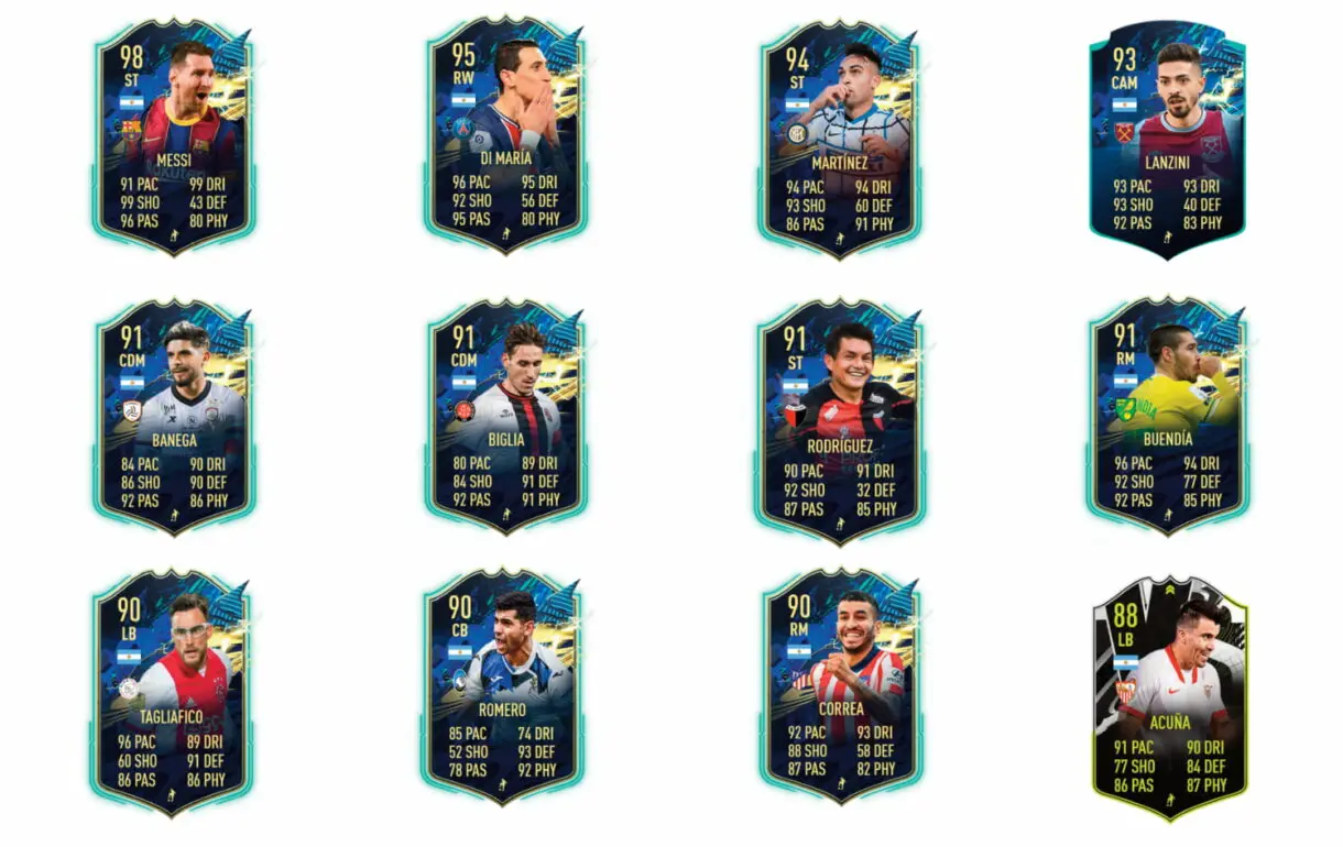 FIFA 21 Ultimate Team Carlos Tévez Flashback links naranjas