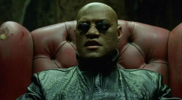 Imagen de Este es el curioso objeto que guarda Laurence Fishburne del set de Matrix