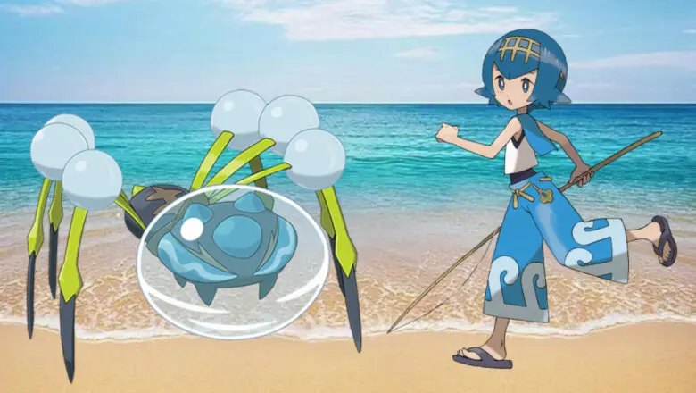 Nereida y Araquanid Pokemon Masters EX
