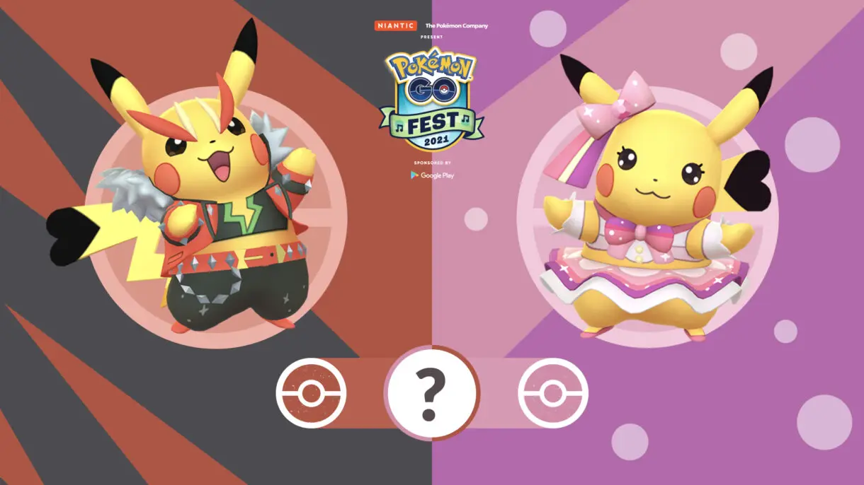Pokemon GO Fest 2021 Pikachu Estrella del Pop Rock