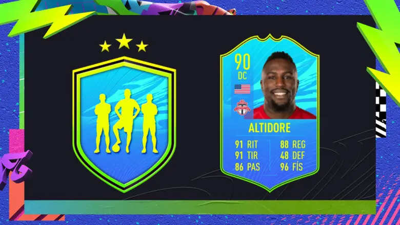 FIFA 21 Ultimate Team SBC Altidore Jugador de Nación Estados Unidos FOF