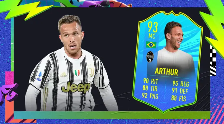 Imagen de FIFA 21: ¿Merece la pena Arthur Melo Jugador de Nación? + Solución del SBC