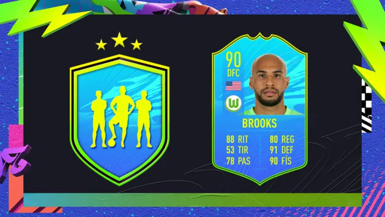FIFA 21 Ultimate Team SBC Brooks Jugador de Nación Estados Unidos FOF
