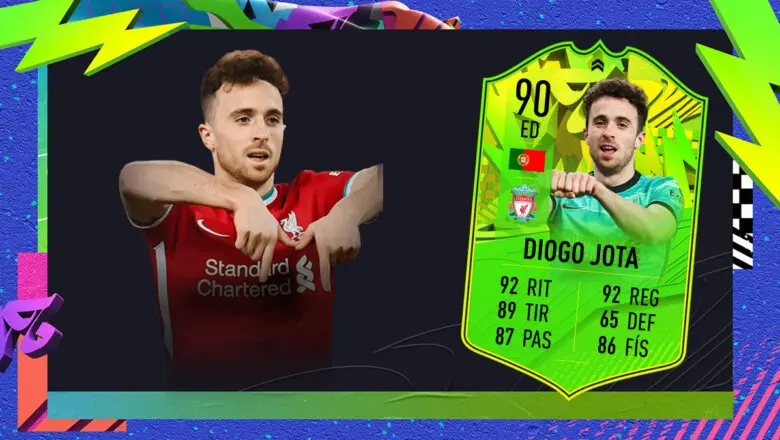 FIFA 21 Ultimate Team SBC Diogo Jota FOF