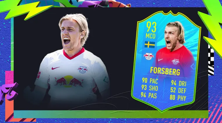 Imagen de FIFA 21: ¿Merece la pena Emil Forsberg Jugador de Nación? + Solución del SBC