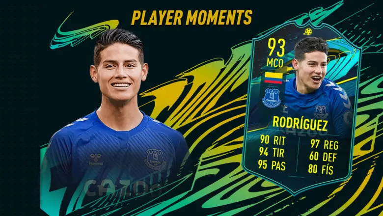 FIFA 21 Ultimate Team SBC James Rodríguez Moments