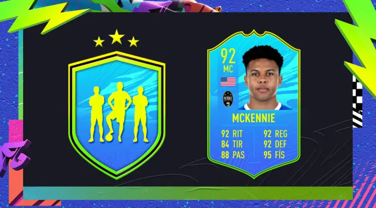Imagen de FIFA 21: ¿Merece la pena McKennie Jugador de Nación? + Solución del SBC