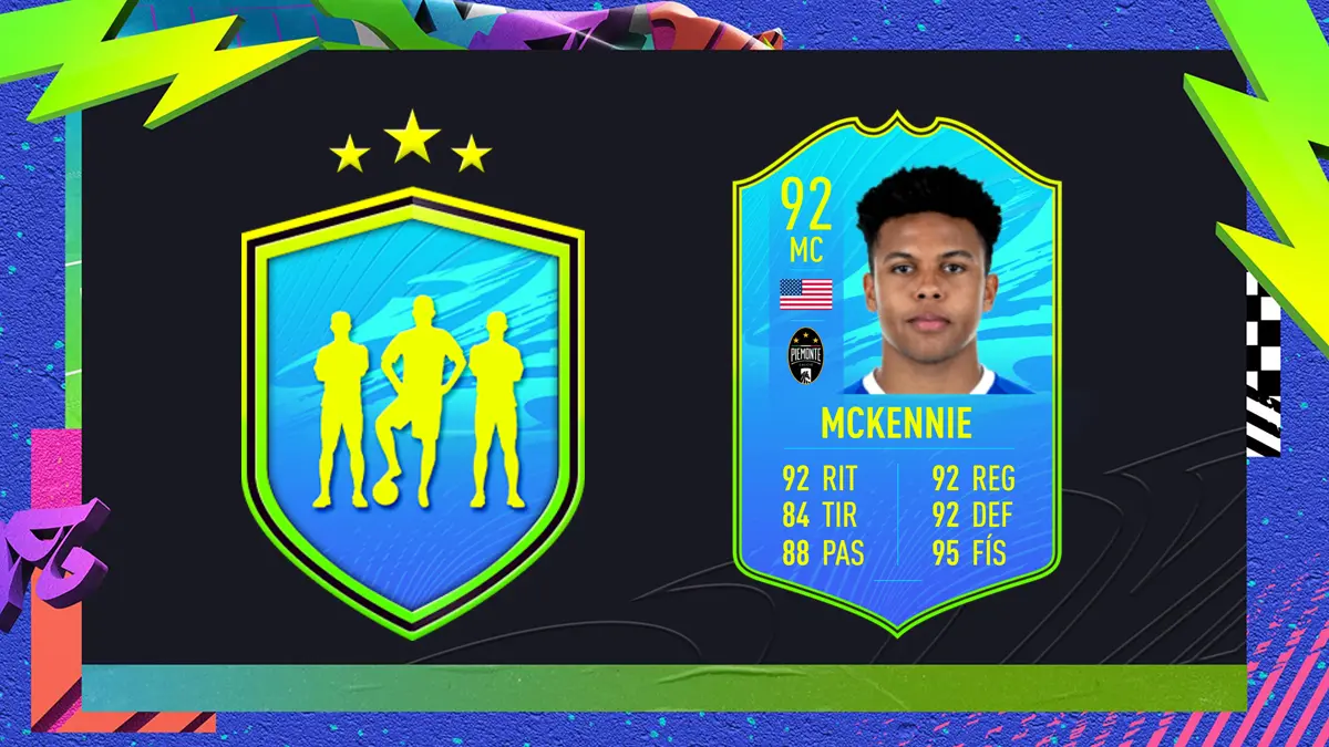 FIFA 21 Ultimate Team SBC McKennie Jugador de Nación Estados Unidos FOF