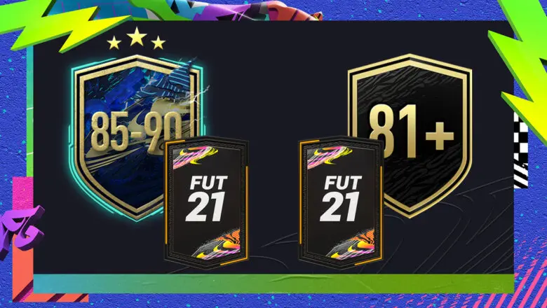 FIFA 21 Ultimate Team Mejora TOTS 85-90 TOTW +81 15-35