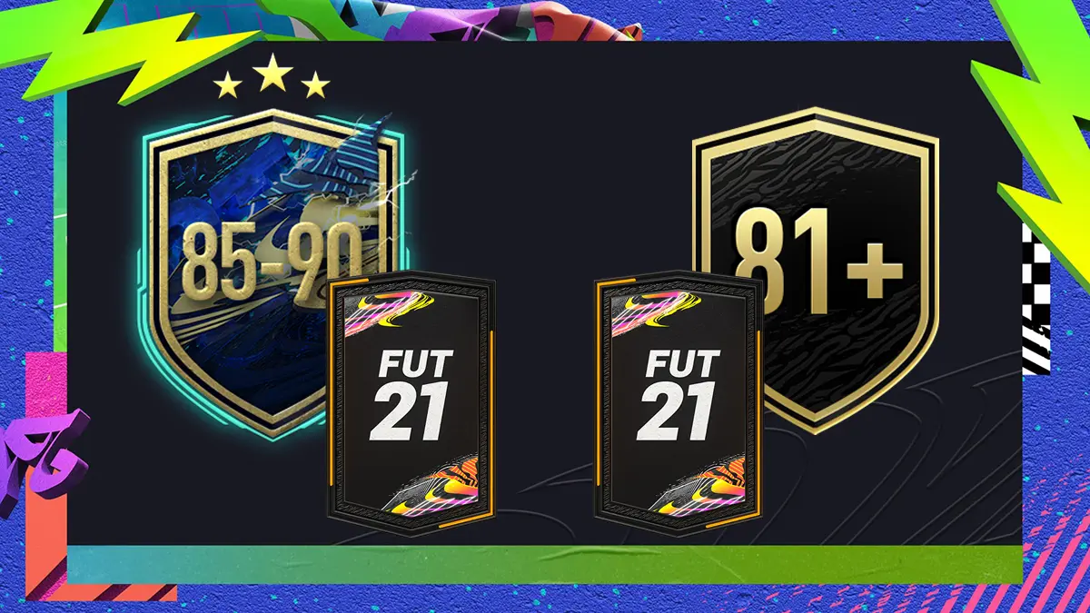 FIFA 21 Ultimate Team Mejora TOTS 85-90 TOTW +81 15-35