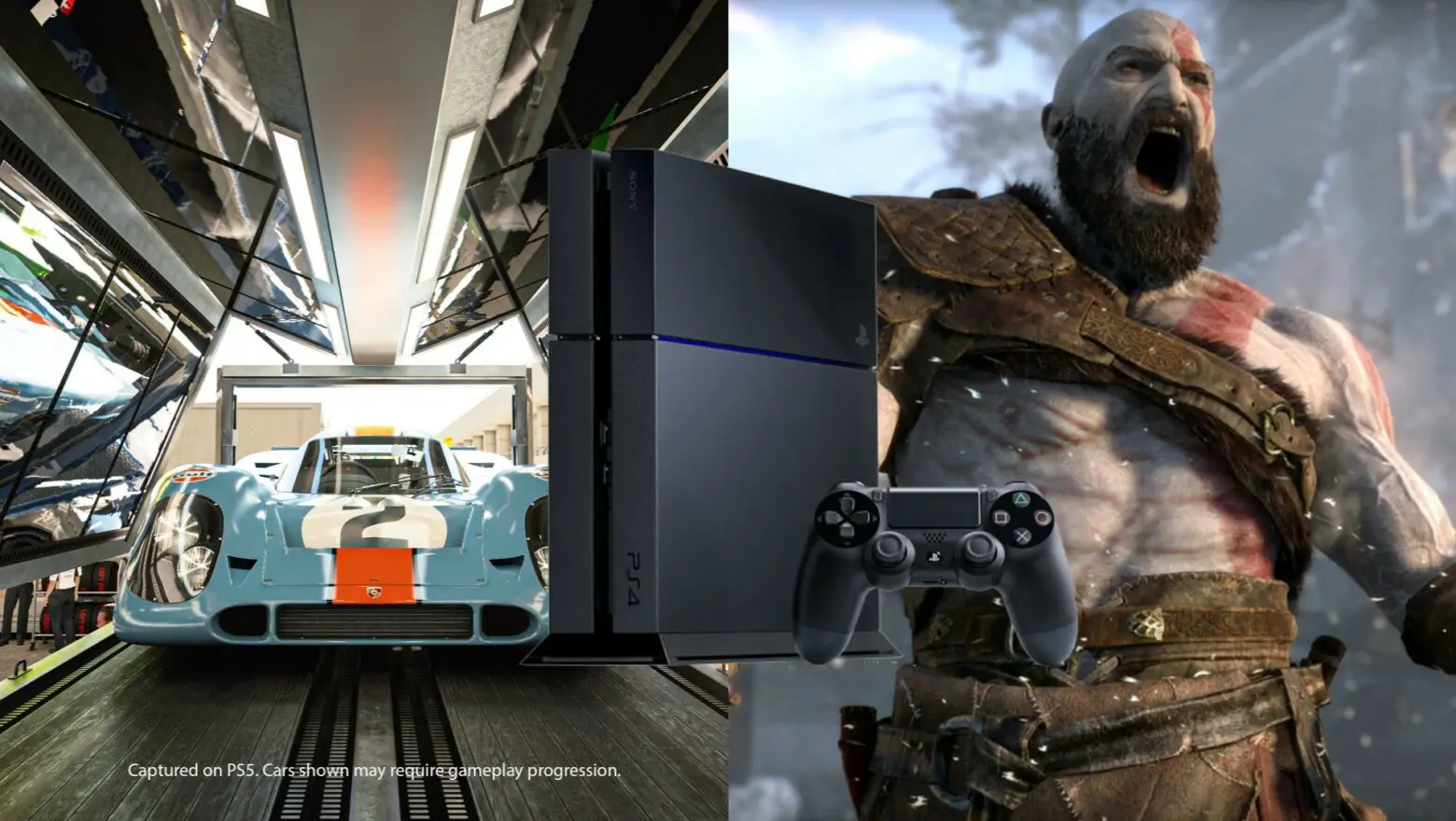 ps4 god of war gran turismo