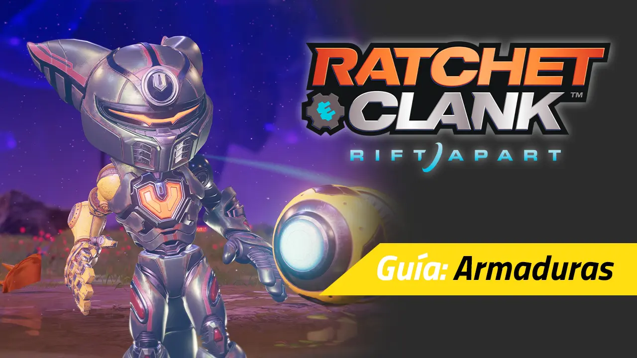 ratchet & clank una dimension aparte armaduras
