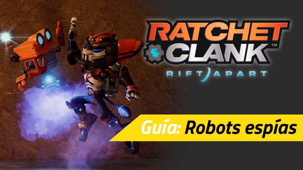 ratchet & clank una dimension aparte robots espias