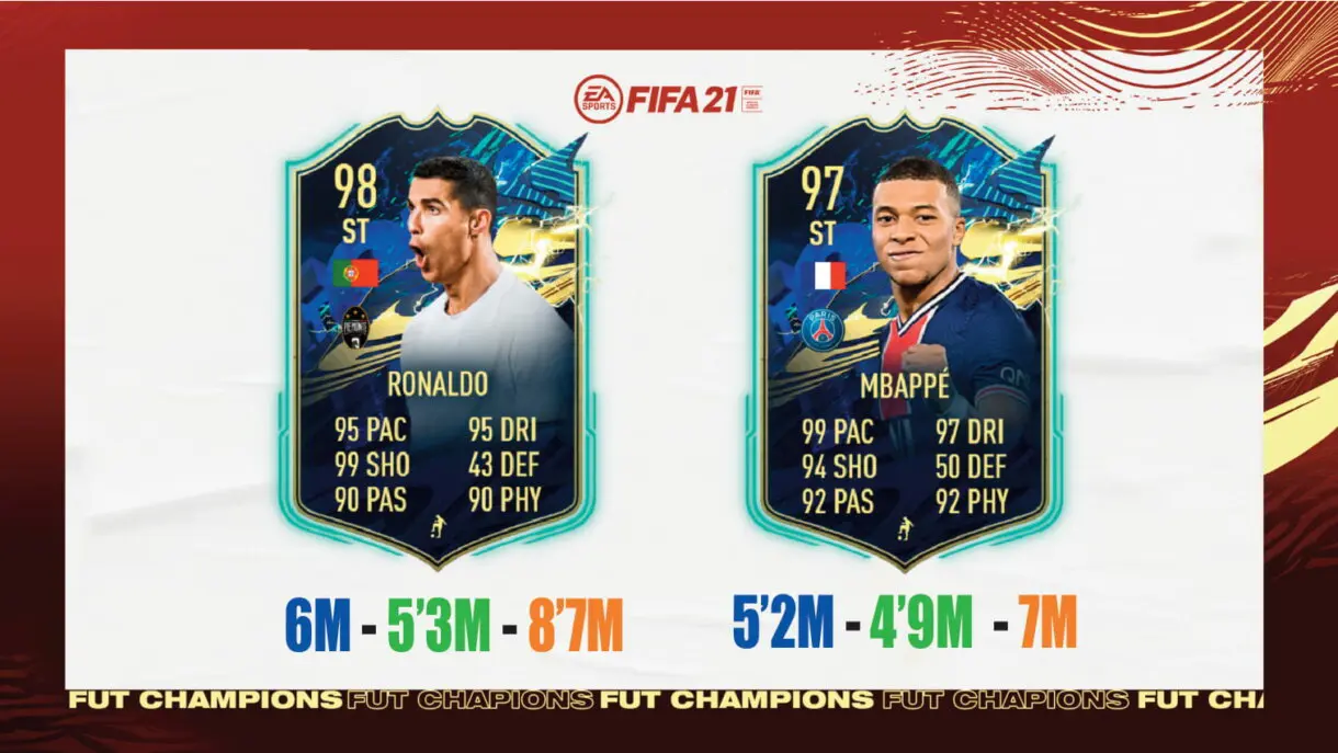 FIFA 21 Ultimate Team tier lista recompensas de FUT Champions con TOTS Ultimate nivel 1