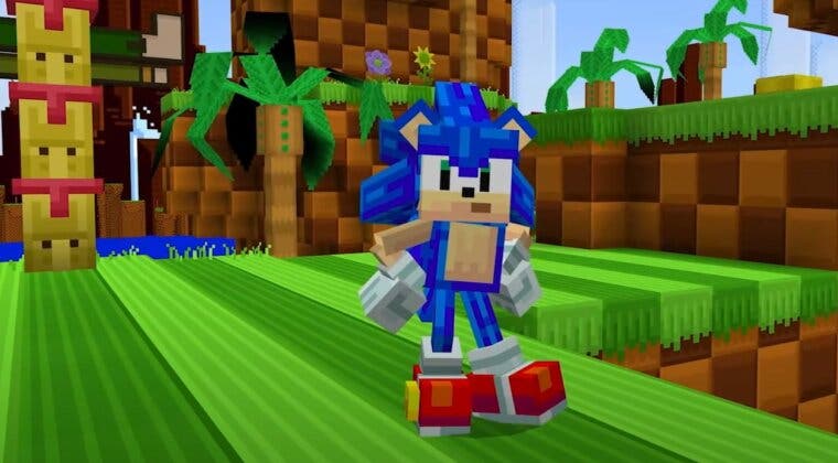 Imagen de Sonic llega a Minecraft de forma oficial con este peculiar DLC que es casi un juego propio
