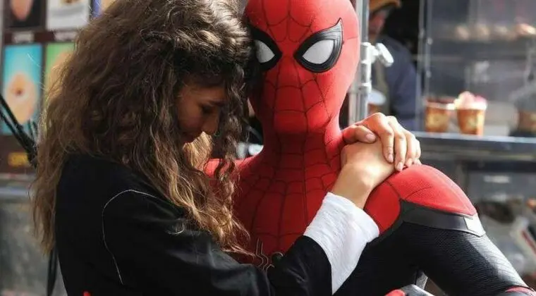 Imagen de La cariñosa felicitación de Zendaya a Tom Holland que revela más del rodaje de Spider-Man: No Way Home