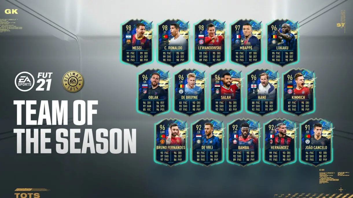 FIFA 21 Ultimate Team TOTS Ultimate Equipo de la Temporada Definitivo