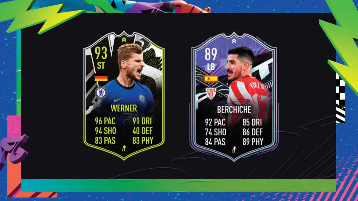 FIFA 21 Ultimate Team Festival of FUTball carta dinámica ejemplos