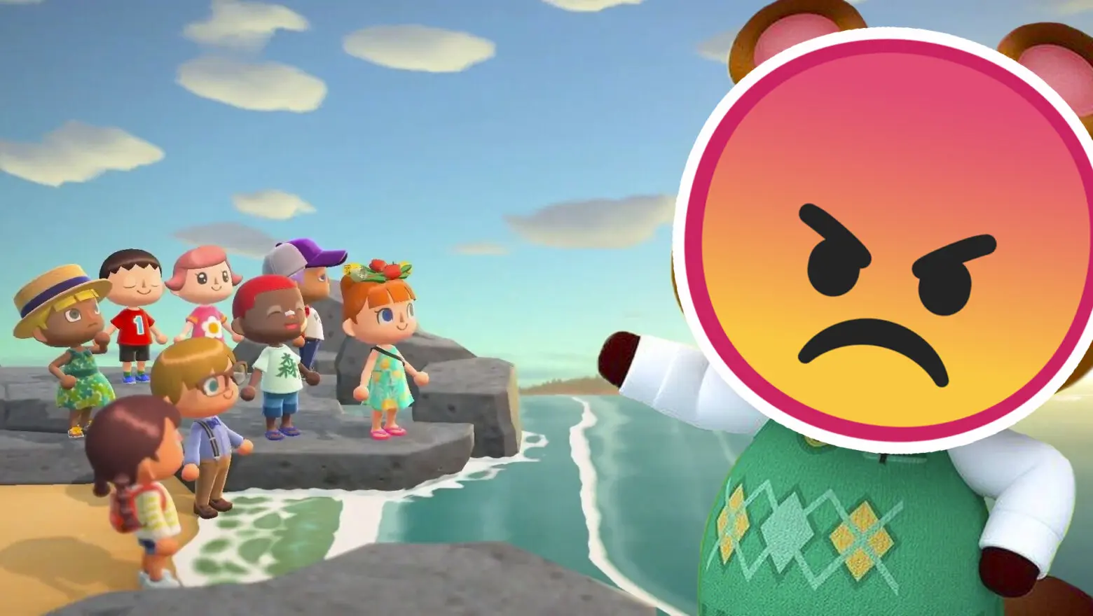 animal crossing new horizons enfado