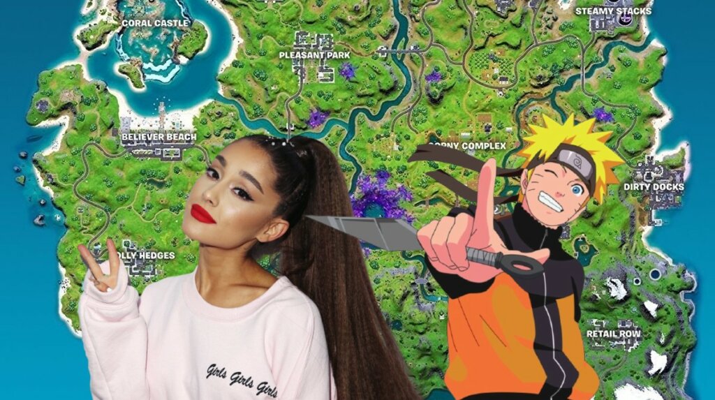 ariana grande naruto fortnite