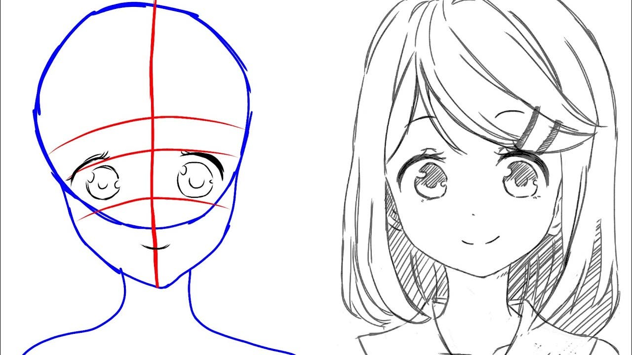 Dibujo Boceto Anime Cara Como Dibujar Una Cara Dibujos De Caras Images And Photos Finder