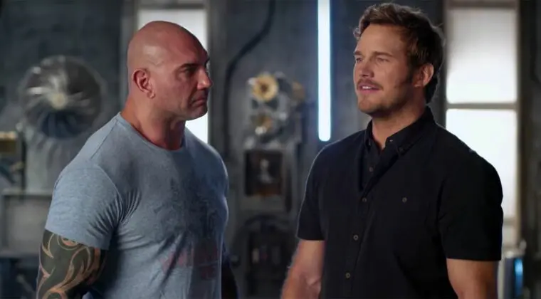 Imagen de La 'pelea' más surrealista entre Chris Pratt y Dave Bautista con somníferos de por medio